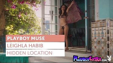 Leighla Habib: The Smiling Arab Seductress Sheds Her Clothes for a Steamy Shower