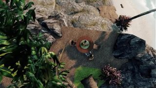Ravan’s Savage Beach Fuck: An Indian Stud Pounds a Soaked Black Police Girl on the Oceanfront Sofa
