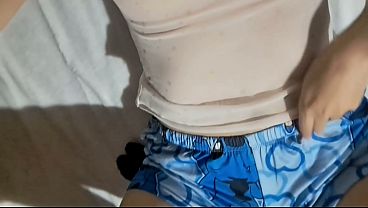 Daddy, you like my big tits?