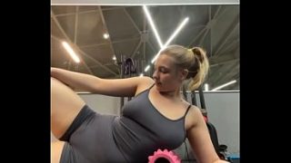 Sweat-Slicked Gym Encounter