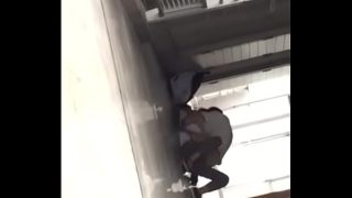 Passionate Encounter in the Corridor of East China Normal University