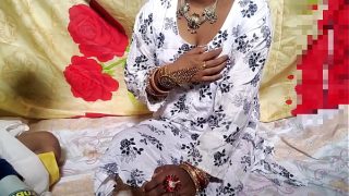 Young bride gets railed by father-in-law after sending son away, real desi pleasure