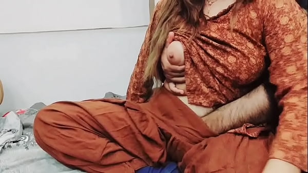 Desi Stepmother’s Spicy Kitchen Encounter: Moaning in Hindi While Her Husband Watches