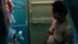 Steamy Bathroom Peep at Bhabhi