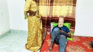 Passionate Desi Bhabhi in Saree Shares Intimate Night with Husband