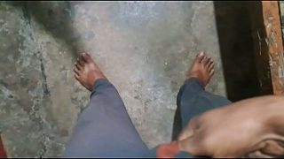 Desi Lover Pleasures Her Man in the Bathroom