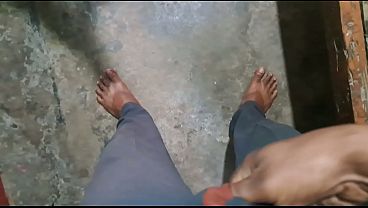 Desi Lover Pleasures Her Man in the Bathroom