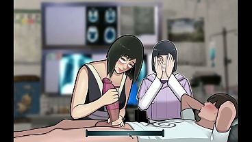 Shizune’s Secret Service: A Handjob with Hinata’s Hidden Gaze
