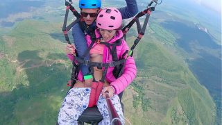 Aerial Ecstasy: Soaring to Climax at Cloud Level While Paragliding