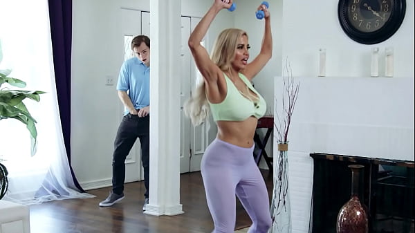 Caught in the Act: My Steamy Latin Stepmom’s Secret Workout