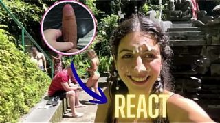 Public Waterfall Passion: Risky Encounter in a Crowded Restroom
