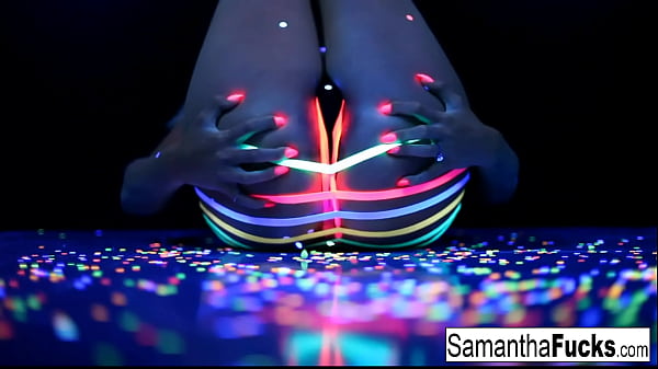 Glowing in the Dark: Samantha Saint’s Electrifying Solo Climax