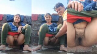 Secret Desi Tryst: Stepsister’s Wild Outdoor Affair Caught on Camera