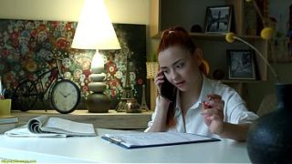 Glossy Ginger Teen’s Taut Backdoor Slick and Spread