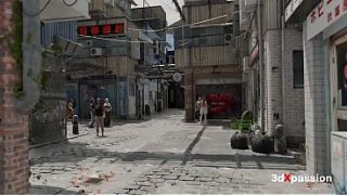 Exotic Asian Beauty’s Private Anal Initiation in Chinatown