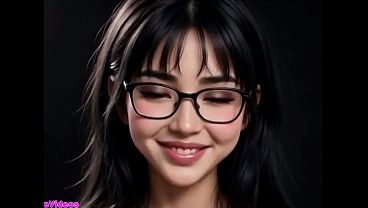 Luscious AI-Animated Asian Beauties Tease with a Playful Glimpse