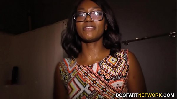 Ebony Skyler Nicole Takes a Massive Cock in Her Ass at the Gloryhole