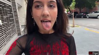 First Date Facial: A Public Cumwalk Adventure