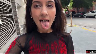 First Date Facial: A Public Cumwalk Adventure