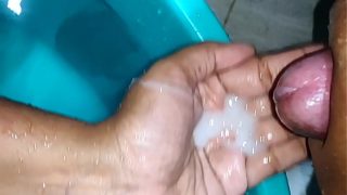Tamil wife’s slick hand slides down, stroking till my hot load spills all over her fingers