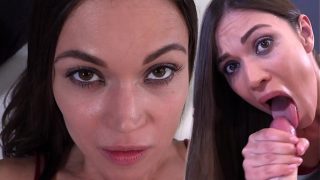 Alyssa Reece Pleads for Your Seed – Intimate POV Blowjob & Guttural Climax