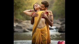 Sizzling Desi Bhabhi’s Intimate Chest Embrace with Devar