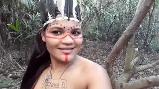 Tigresa Vip se traveste de Índia e é surpreendida por O Lenhador, que invade seu ânus sem cerimônia