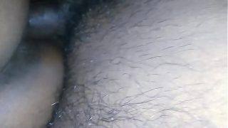 Tamil wife gets it from behind, moaning and dripping wet
