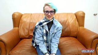 Petite Blonde College Girl Raven’s Wild Toy-Filled Deepthroat and Squirting Session