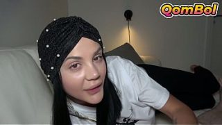 Sweaty, forbidden hijab action with Turkish stepsister Elnaz—raw and intense.