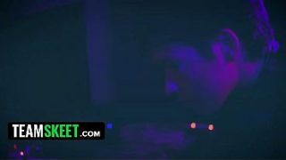 Cyberpunk Brooklyn Gray Dressed as a Futuristic Slut Gets Pounded and Filled Deep
