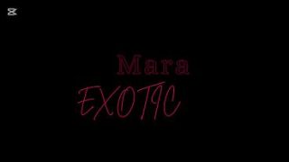 Ebony BBW Double Toy Solo Drenching Masturbation – Mara Exotic