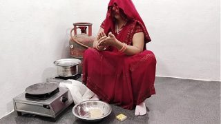 Bhabhi and devar fucking in red dress, hot and nasty