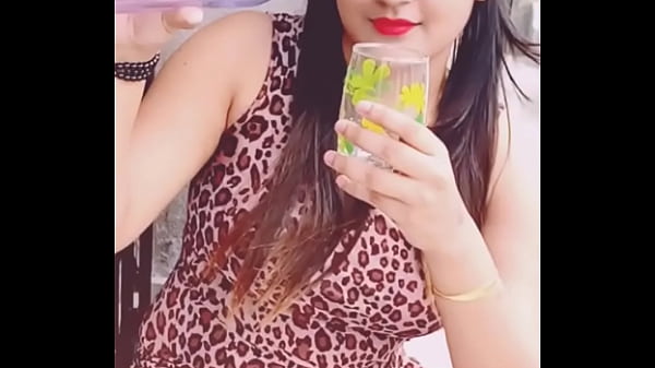 Indian babe striking an X pose, ready to get wild