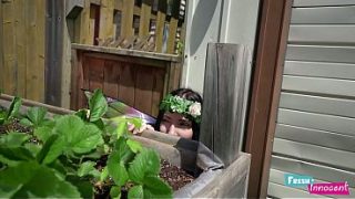Fresh and innocent cosplay teen gets nailed hard by a thick cock