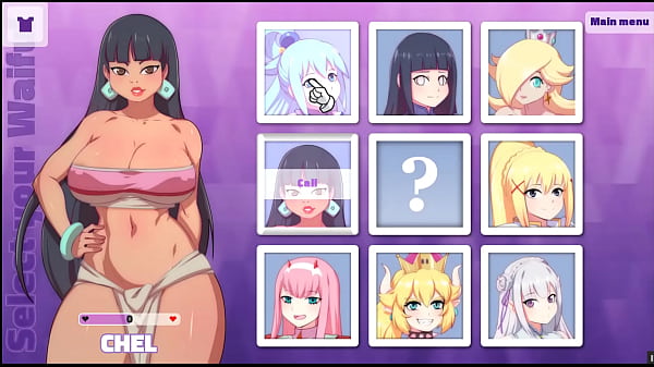 Waifu Hub: Filthy Porn Parody Hentai Game – Emilia from Re:Zero Gets Her Tight Elf Pussy Fucked on the Couch for the First Time