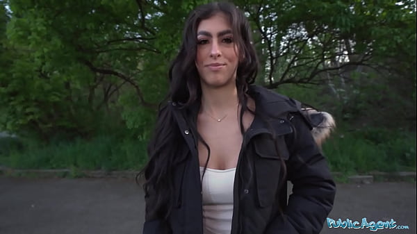 Public Agent: Hot Colombian babe gets down and dirty, sucking and fucking out in the open