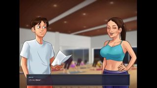 Summertime Saga Cap 17 – Sudando en Yoga Mientras Mi Vecina Se Retuerce y Pide Ayuda
