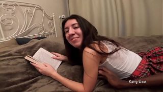 Gentle fucking with a big black cock, Russian teen takes it deep from a huge BBC