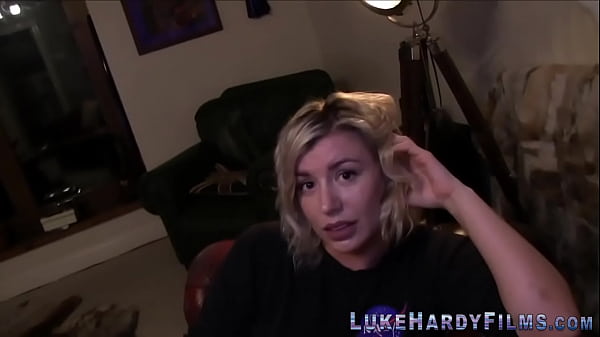 British whore’s POV, gagging on Luke Hardy’s thick cock