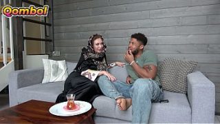 Big ass Muslim stepmom rides BBC stepson hard