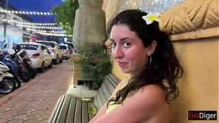 Public Pickup – Rub her tired feet and then pound her hard until she screams!
