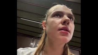 Extreme fucking and intense squirting unleash raw desperation in the gym