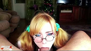 Cute redhead slut takes dick deep in her throat and loves getting her ass pounded