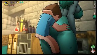HornyCraft [Parody Hentai Game PornPlay] Ep.39 Massive Yoga Pants Thigh Job