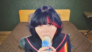 Ryuko Matoi gets wrecked by Naked Teacher in every hole, finishing with a deep anal creampie – POV cosplay anime Spooky Boogie style