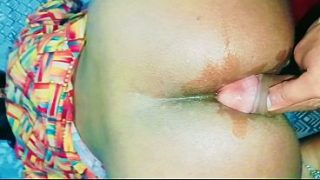 First time squeezing that tight ass of Neha Bhabhi, fucking her doggy style with her clear Hindi moans dripping in lust – raw anal pounding video of sweet Neha Bhabhi