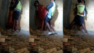 Raw desi MMS: UP laborer pounding a workplace babe hard