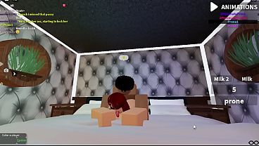 6 | Roblox SAME Ebony slut crawls back for another creamy load.