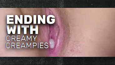 Brunette Serena Sterling Gets Filled and Dripping: 5 Creampies in a Hardcore Gangbang